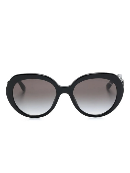  Michael Kors San Lucas Round-frame Sunglasses - Black 