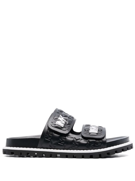  Michael Kors Stark Debossed-logo Sandals - Black 