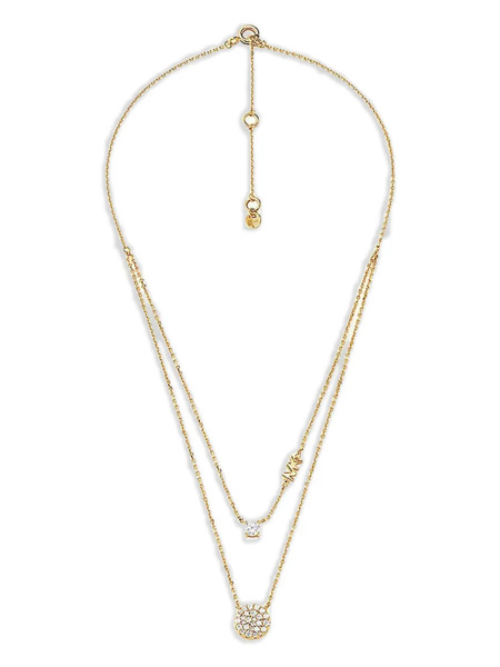  Michael Kors Statement-pendant Necklace - Gold 