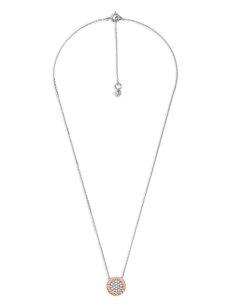  Michael Kors Statement-pendant Necklace - Silver 