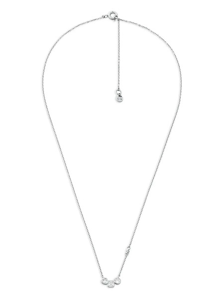  Michael Kors Three-stone Necklace Set - Silver 