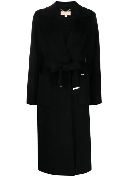  Michael Michael Kors Belted Double-breasted Coat - Black 