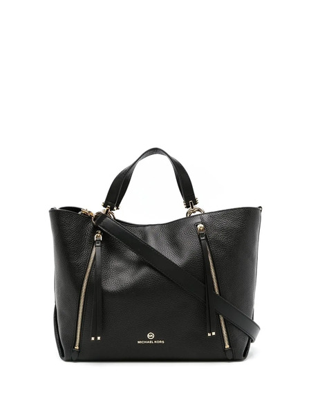  Michael Michael Kors Brooklyn Leather Tote Bag - Black 