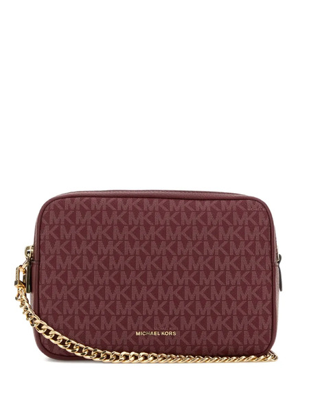  Michael Michael Kors Bryant Monogram Crossbody Bag - Red 