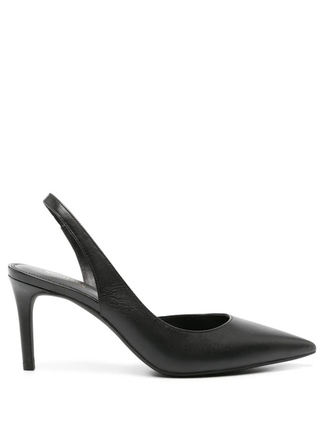  Michael Michael Kors Chelsea Slingback Leather Pumps - Black 
