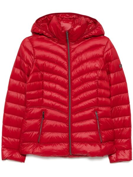  Michael Michael Kors Chevron Packable Jacket - Red 