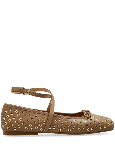  Michael Michael Kors Collette Ballet Flats - Brown 
