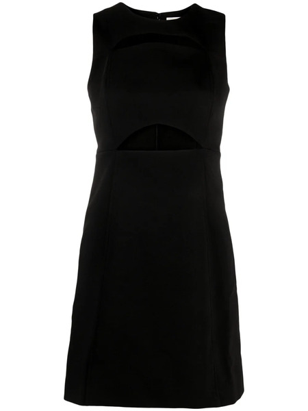 Michael Michael Kors Cut-out Sleeveless Shift Dress - Black 