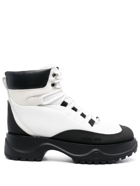  Michael Michael Kors Dupree Hiker Boots - White 