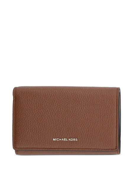  Michael Michael Kors Embossed Leather Wallet - Brown 