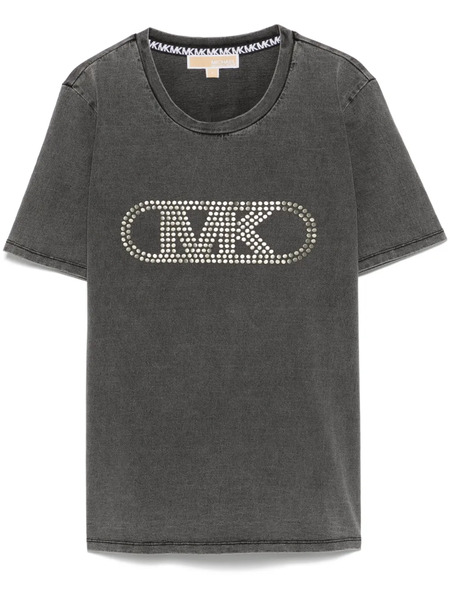  Michael Michael Kors Empire-stud T-shirt - Grey 