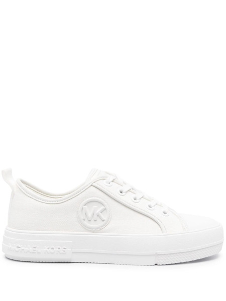  Michael Michael Kors Evy Canvas Sneakers - White 