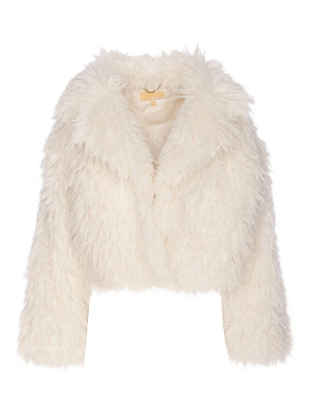  Michael Michael Kors Faux-fur Coat - White 