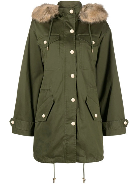  Michael Michael Kors Faux Fur-trim Parka - Green 