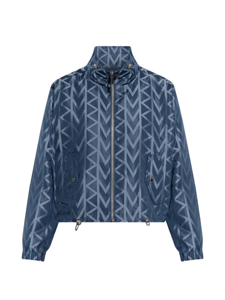  Michael Michael Kors Geometric-pattern Zip Jacket - Blue 
