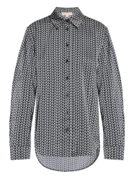  Michael Michael Kors Geometric-print Shirt - Black 