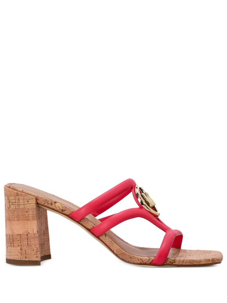  Michael Michael Kors Hampton Logo-plaque Sandals - Pink 