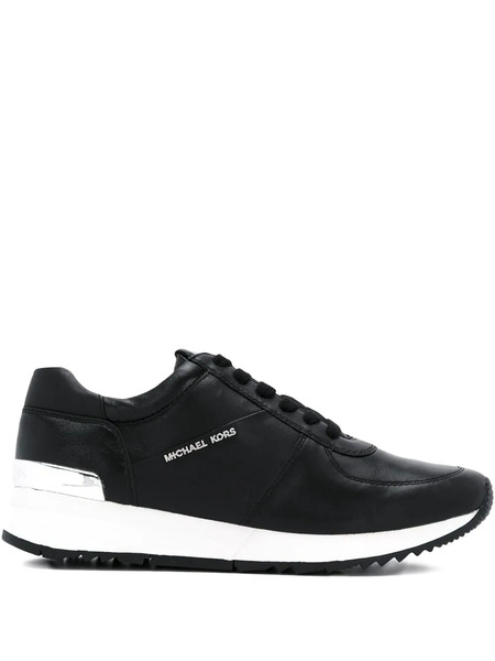  Michael Michael Kors Leather Lace-up Sneakers - Black 