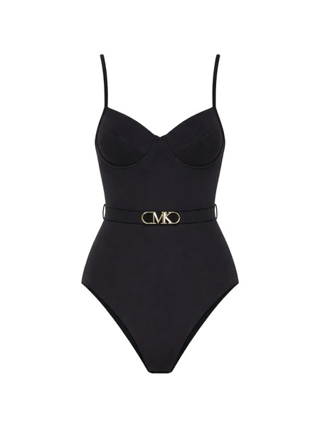  Michael Michael Kors Logo Swimsuit - Black 