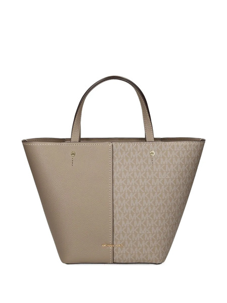  Michael Michael Kors Medium Flora Two-tone Tote Bag - Neutrals 