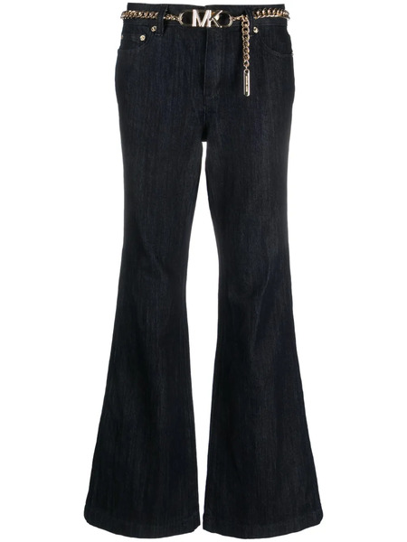  Michael Michael Kors Mid-rise Flared Jeans - Blue 