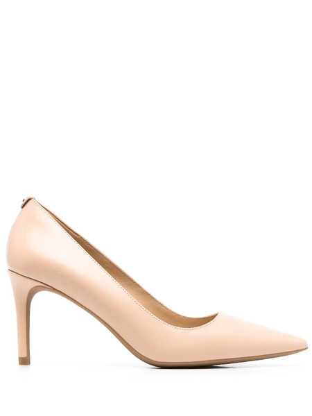  Michael Michael Kors 80mm Heeled Leather Pumps - Pink 