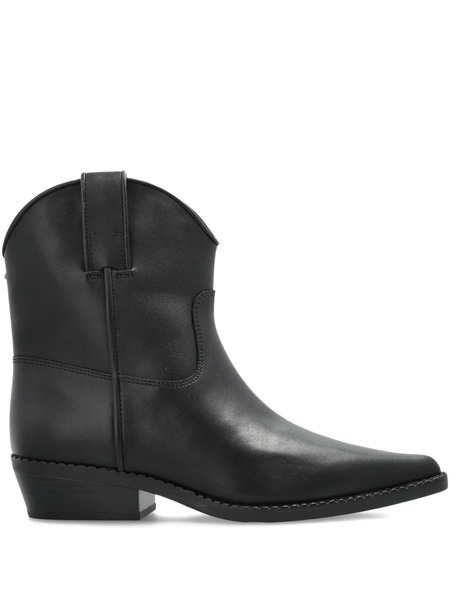 Michael Michael Kors 40mm Pointed-toe Leather Boots - Black 