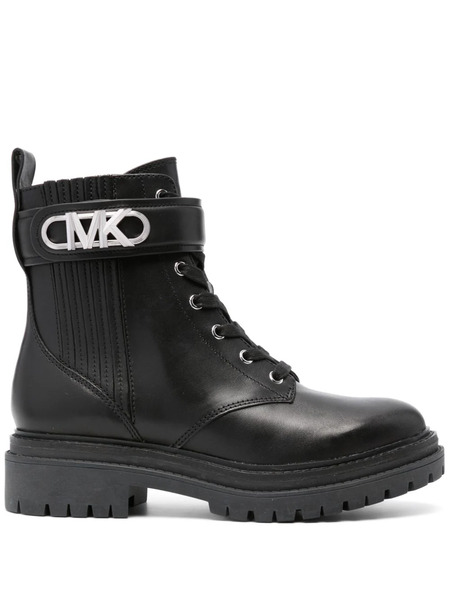  Michael Michael Kors Parker 40mm Leather Ankle Boots - Black 
