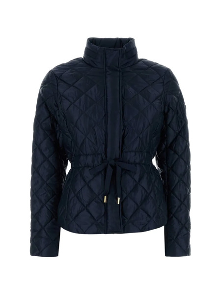  Michael Michael Kors Quilted Tie Jacket - Blue 