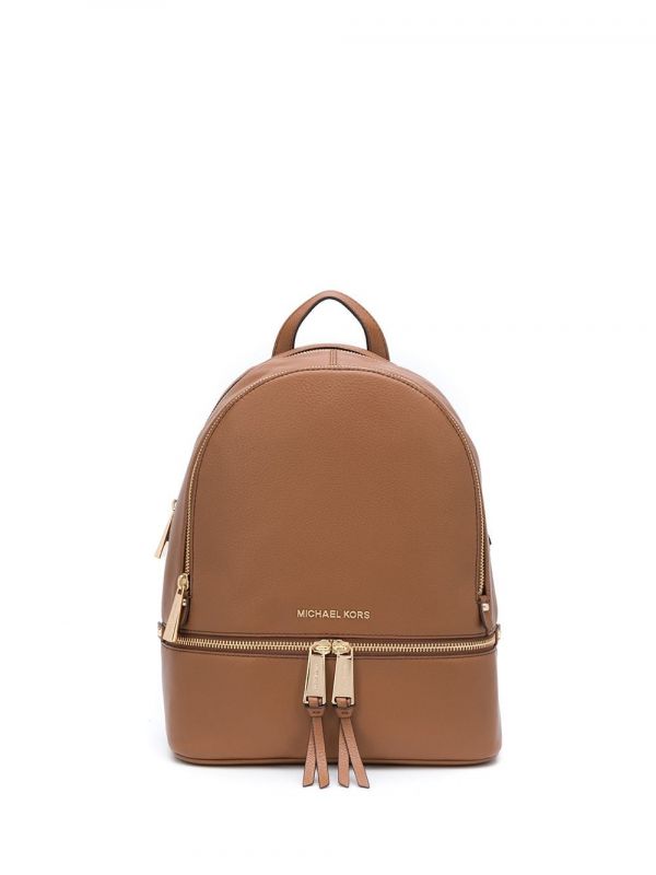  Michael Michael Kors Rhea Logo Backpack - Neutrals 