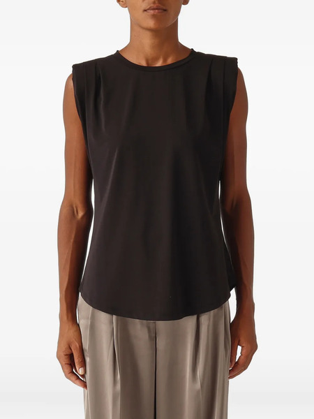  Michael Michael Kors Shoulder Pad Top - Black 