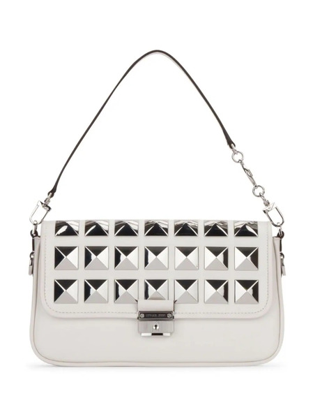  Michael Michael Kors Stud-embellished Shoulder Bag - White 
