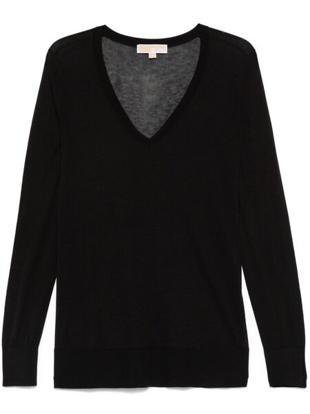  Michael Michael Kors V-neck Sweater - Black 