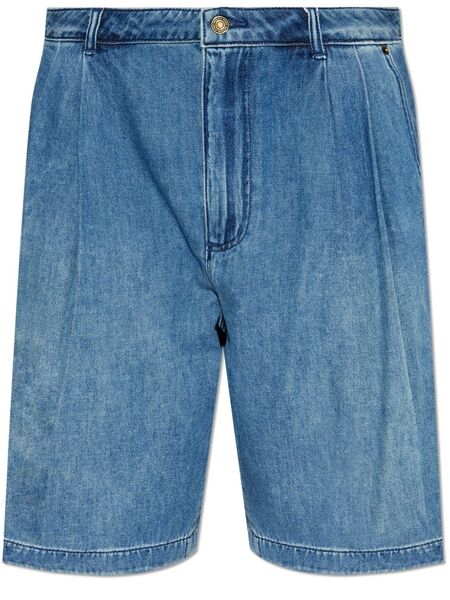  Michael Michael Kors Wide-leg Denim Shorts - Blue 