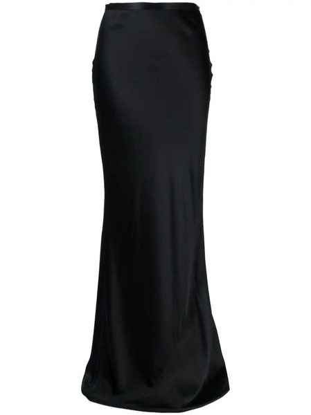  Michelle Mason Bias Maxi Skirt - Black 