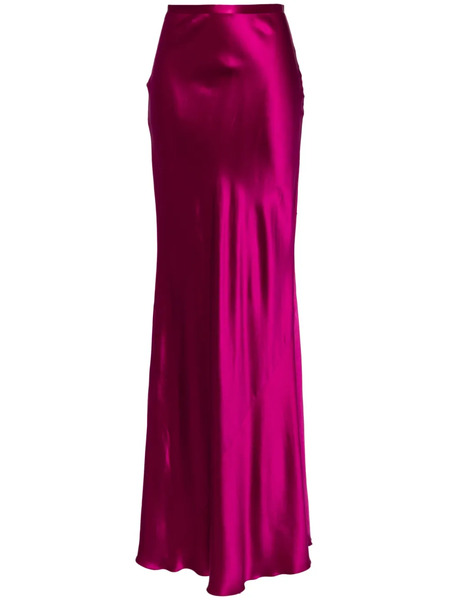  Michelle Mason Bias Maxi Skirt - Purple 