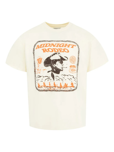  Midnight Rodeo Graphic-print T-shirt - Neutrals 