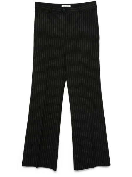  Midnight Rodeo Pinstripe Flared Trousers - Black 