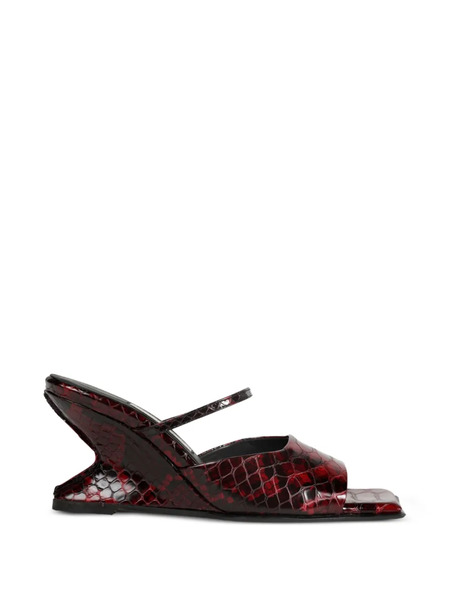  Miista Egle Square-toe Sandals - Red 