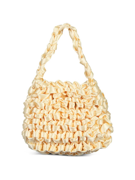  Miista Mini Theodore Ruched Shoulder Bag - Yellow 