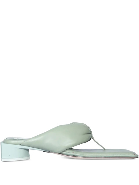  Miista 30mm Knotted Heeled Sandals - Green 