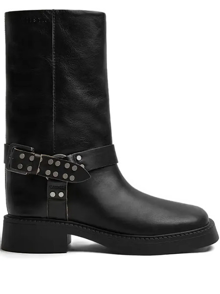  Miista 30mm Maitea Studded Biker Boots - Black 