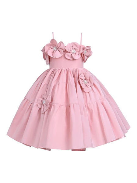  Mimi Tutu Flower-detailing Dress - Pink 
