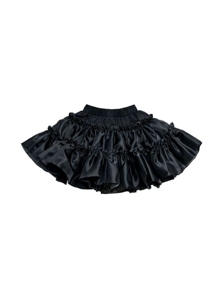  Mimi Tutu Frilled Satin Skort - Black 