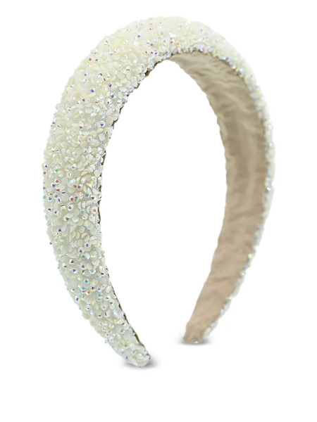  Mimi Tutu Gemstone-embellished Headband - Neutrals 