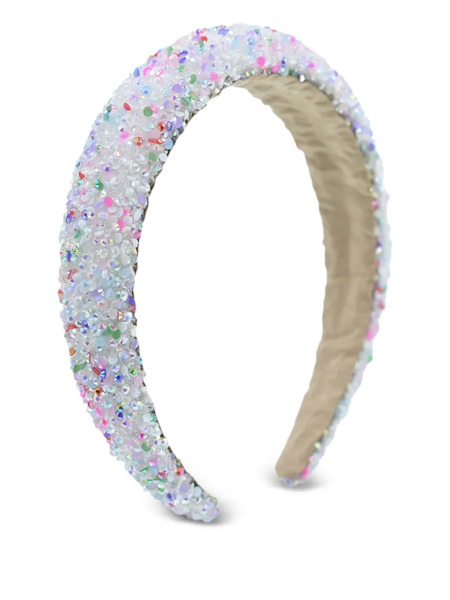 Mimi Tutu Gemstone-embellished Headband - White 