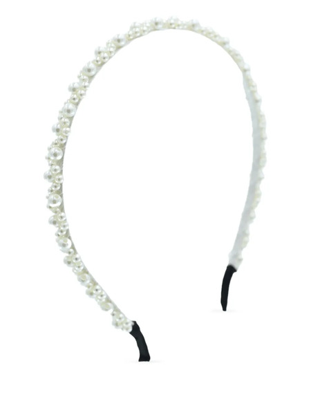  Mimi Tutu Pearl-embellished Headband - White 