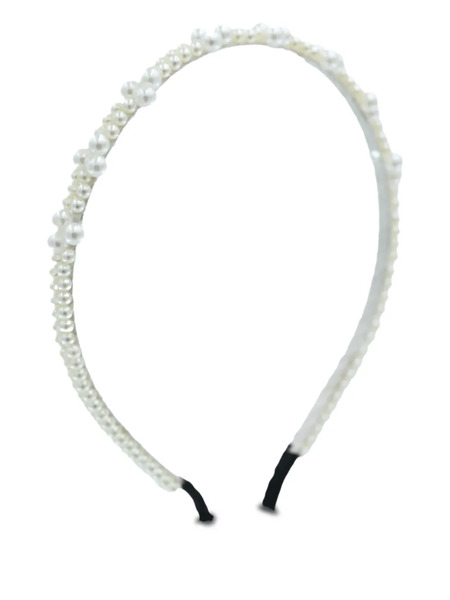  Mimi Tutu Pearl-embellished Headband - White 