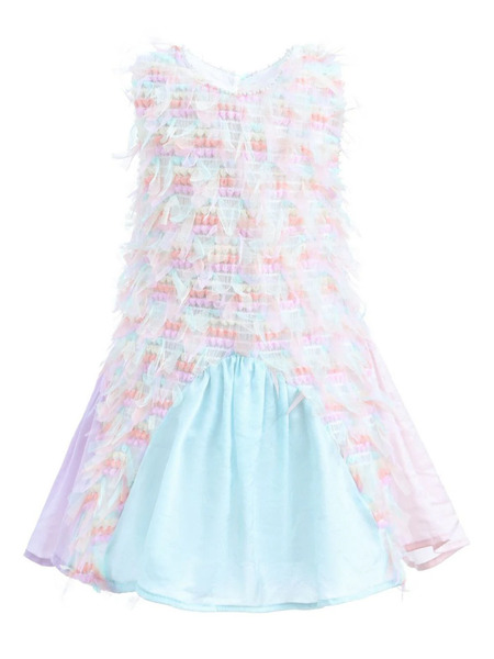  Mimi Tutu Rainbow Quilted Dress - Blue 