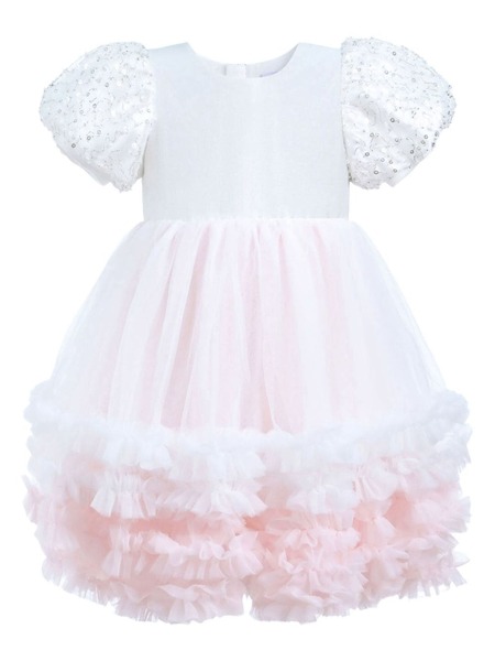  Mimi Tutu Sequin-embellished Tulle-overlay Dress - Pink 